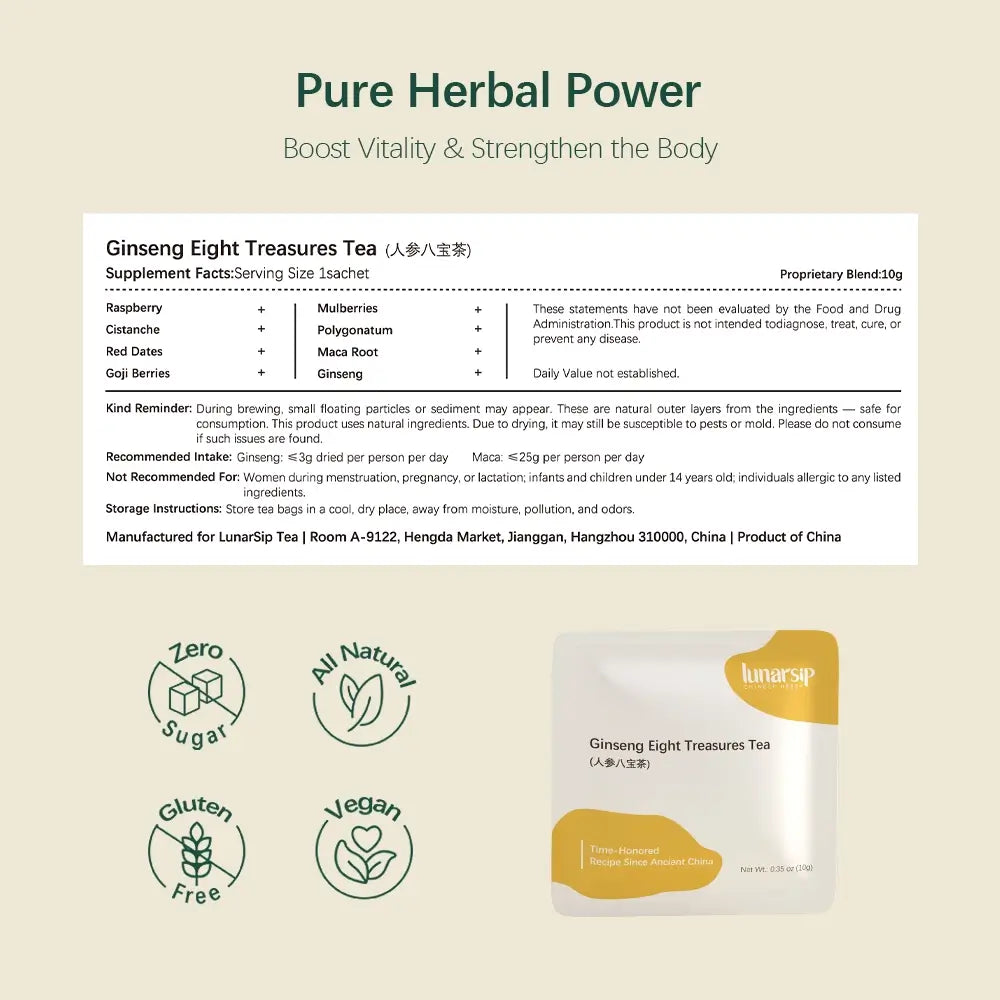 Ginseng Eight Treasures Tea