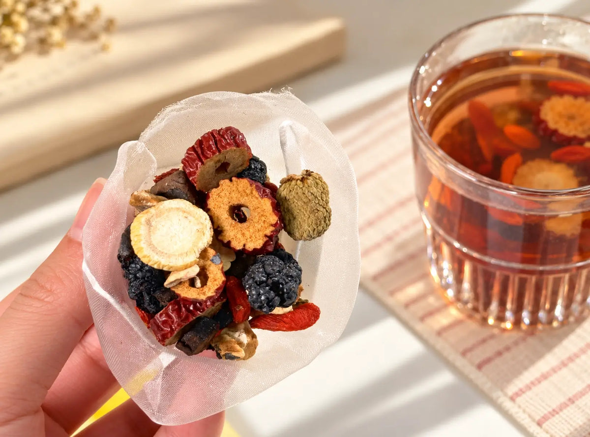 Whole Ingredients in a Transparent Bag