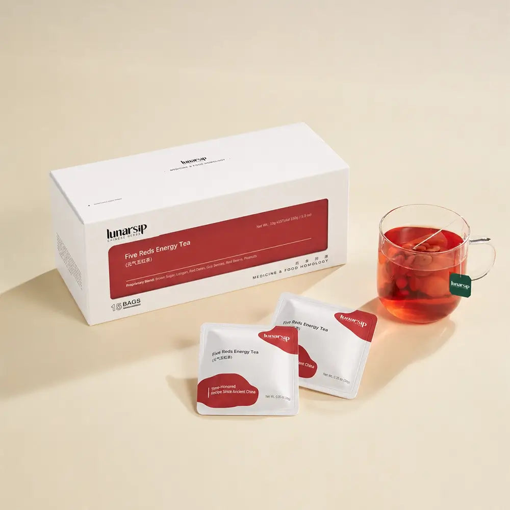 Five Reds Energy Tea — LunarSip 15 sachets