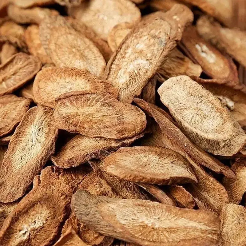 Dried burdock root slices (Niu Bang Gen) – LunarSip Chinese herbal tea ingredient