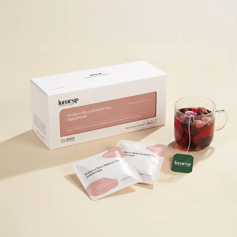 Mulberry Rose Balance Tea — LunarSip 15 sachets