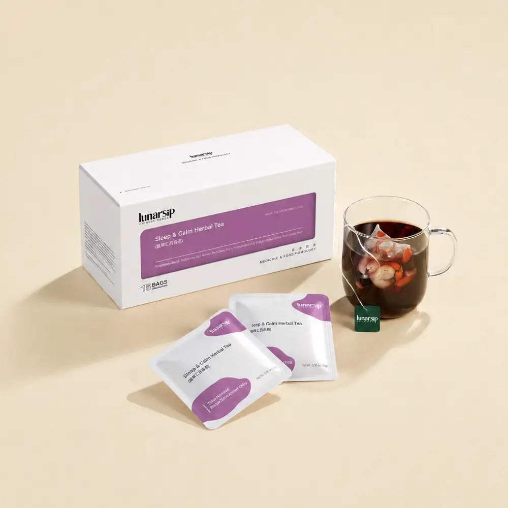 Sleep & Calm Herbal Tea — LunarSip 15 sachets